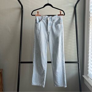 LEVI’s Ribcage Ankle Straight Light Wash 25